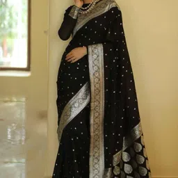 Sitanjali Ethnic Motifs Zari Kanjeevaram Saree image 1