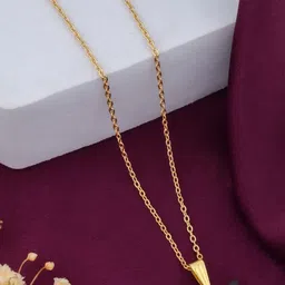 SZN Set Of 2 Gold-Plated Enamelled Butterfly Shaped Pendant With Chain image 2