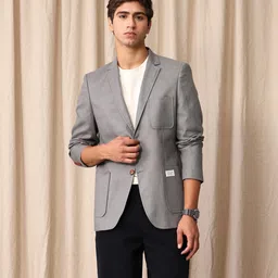 Mr Bowerbird Tailored Fit Single Breasted Linen Cotton Casual Blazer image 3