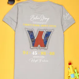 V-Mart Boys Printed Cotton Lycra Round Neck T-Shirt-picture-25