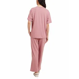 Lugo Cotton Blend Round Neck Short Sleeves Co-Ords-picture-33