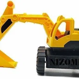 amar tex Crazy Toys Fricton Powered Kids Dumpr Manstr Truk + jJCB+Bulldozr Toy for Children Jumbo Size Shater Proof Set(Multicolor) image 5