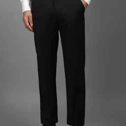 Luxure by Louis Philippe Men Slim Fit Formal Trousers-picture-33