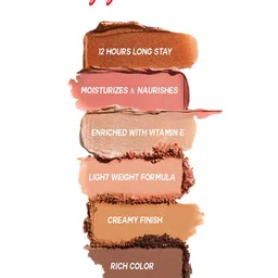 7EVEN Sensual HD Creamy Matte Bullet Lipstick With Vitamin E - 4.8 g- Bare - 57 image 4