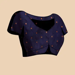 Moda Rapido Floral Zari Silk Blend Handloom Banarasi Saree image 4