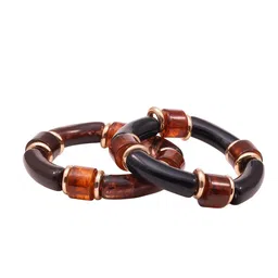 ToniQ Set Of 2 Gold-Plated Bangle-Style Bracelet image 3