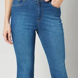 Kraus Jeans Women Flared High-Rise Light Fade Jeans image 2