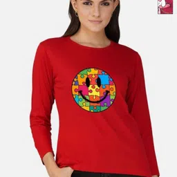 Metronaut Women 2 Printed Bio Finish Applique T-shirt-picture-18