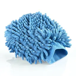 Aura Blue Blue Super Absorbent 100 GSM Double Sided Cleaning Gloves-image-5