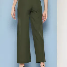 BAESD Girls Pleated Straight Fit Parallel Trousers image 4