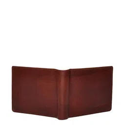 OLIVE MIST Men Leather Textured Two Fold Wallet image 4