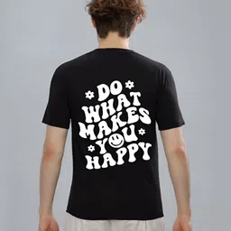 FALTU.CO Men Typography Printed Round Neck Pure Cotton Oversized T-shirt-picture-31