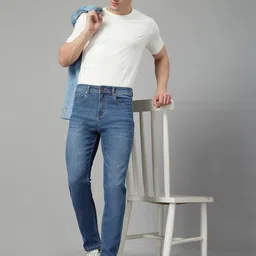 Style Quotient Men Light Fade Stretchable Jeans image 3