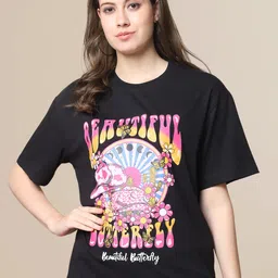 Dreambe Women Printed T-shirt-image-94