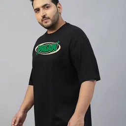 VEIRDO Men Printed Pure Cotton T-shirt image 3