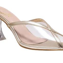 Shoetopia Embellished Party Slim Heeled Peep Toes image 4