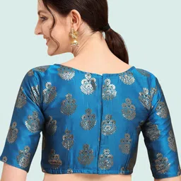 Moda Rapido Woven Design Saree Blouse image 4