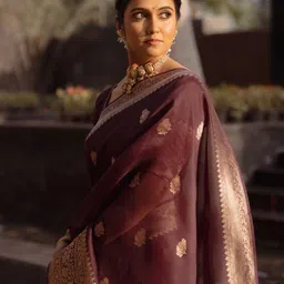 revika Woven Design Pure Silk Kanjeevaram Saree image 4