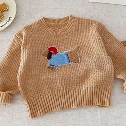 LULU & SKY Unisex Kids Pullover with Applique Detail image 2