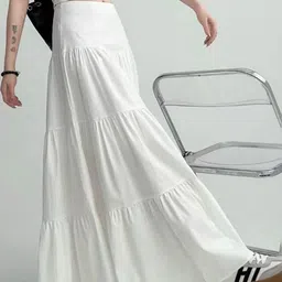 LULU & SKY Maxi Tiered Skirt image 2