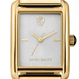 SANSIMAYO Unisex Dial & Stainless Steel Bracelet Style Straps Analogue Watch SM-L-175-G-G-GR image 3