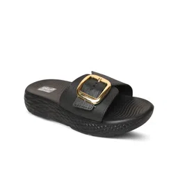 PISCO Women Textured Open Toe Flats with Buckles-picture-37