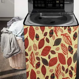 The Furnishing Tree Washing Machine Cover Ditzy Pattern Yellow Compatible for Whirlpool 6.2 Kg Full image 2