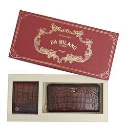 Da Milano Unisex Accessory Gift Set of Wallet and Card Holder-picture-26