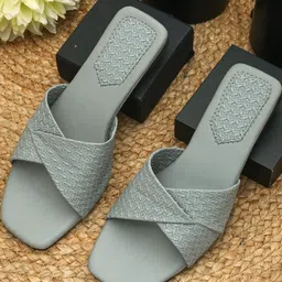 FAISHSTAR Open Toe Flats-picture-34