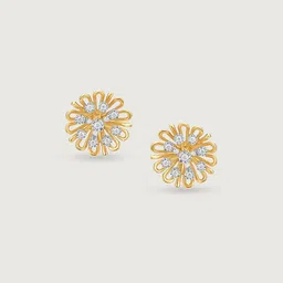 mia by tanishq Mia by TanishqGold Stud Earrings image 5