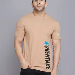 TEEFOX Typography Printed Round Neck Short Sleeves Regular Fit T-Shirt image 1