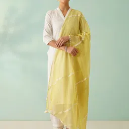 JAYPORE Woven Design Dupatta image 1