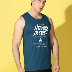 WOOSTRO Men Pack Of 2 Printed Raw Edge Slim Fit T-shirt image 3