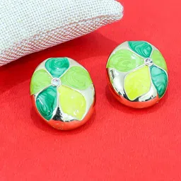 KRENOZ Floral Studs Earrings-image-17