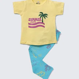 Nite Flite Girls Graphic Printed Night suit-picture-9