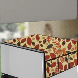 The Furnishing Tree Yellow Printed Air Conditioner Cover-picture-40