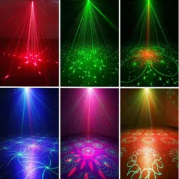 drumstone LED Party Light Projector with Red & Green Shower Laser Light image 2