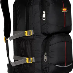 Hiking Mountain Trekking Travel Bag pack & Rucksack- Black-image-87