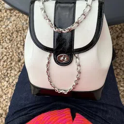 StyleCast Women Monochrome Magnetic Button Backpack-picture-16