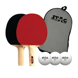 stag global STAG GLOBA 2 Wooden Table Tennis Racket & 3 Balls Set-picture-24