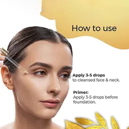 LIVINCY Set Of 2 24K Gold Facial Serum With Niacinamide - 30 ml Each image 5