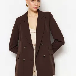 Trendyol Women Longline Tailored Jacket-image-73