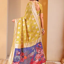 Astita Woven Design Zari Saree image 4