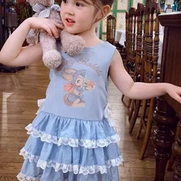 LULU & SKY Print Fit & Flare Dress image 3