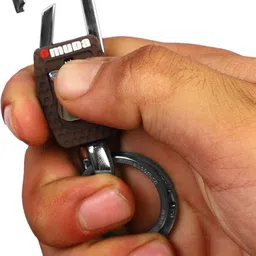 omuda Textured Anti-Rust Metal Key Chain image 3