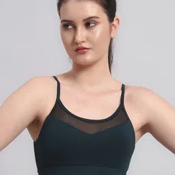 CLOTHWIK COLLECTION Full Coverage Removable Padding Moisture Wicking Workout Bra-picture-35