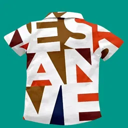 DUTT CREATION Boys Pack Of 2 Classic Abstract Printed Spread Collar Cotton Shirts image 2