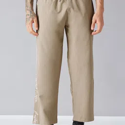 AESTHETIC NATION Men Straight-Fit Mid-Rise Track Pant-picture-32