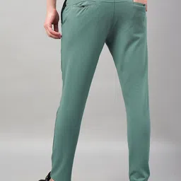 MOUNTAIN COLOURS Men Low-Rise Slim Fit Regular Trousers image 5