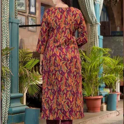 Vetrokart Girls Floral Printed Regular Kurta with Sharara & With Dupatta image 3
